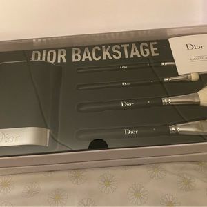 Dior backstage makeup brush set with free gift